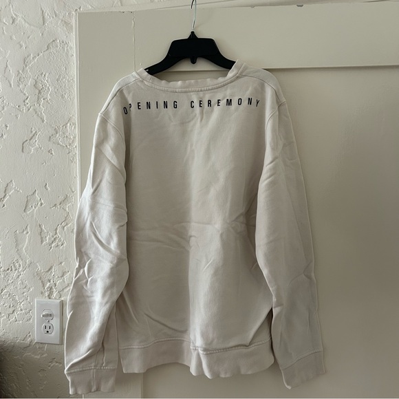 Opening Ceremony x Esprit White Sweatshirt Size M - Picture 2 of 5